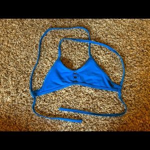 Royal blue Jolyn tie back suit top